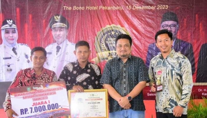 Patut di Contoh! Desa Sadar Jaya Raih 2 penghargaan Keterbukaan Informasi Publik ditingkat Kabupaten dan Provinsi