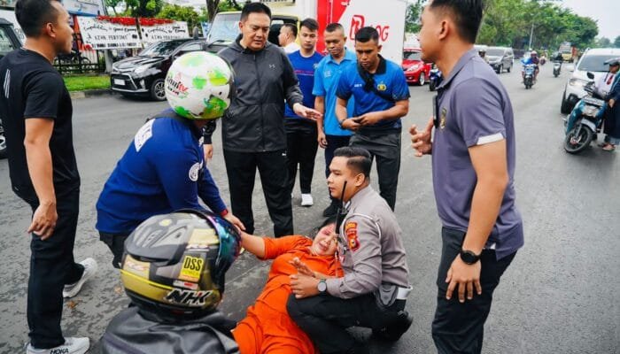 Terjadi Lakalantas Saat Berolahraga Pagi, Irjen Moh Iqbal Lakukan Hal Ini
