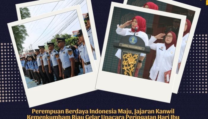 Perempuan Berdaya Indonesia Maju, Jajaran Kanwil Kemenkumham Riau Gelar Upacara Peringatan Hari Ibu ke-95 Tahun 2023