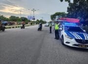 Subsatgas Patroli Kamseltibcar Lantas OMB LK 2023-2024 Intensifkan Patroli Mobile Jamin Kelancaran Arus Lalu Lintas Selama Periode Kampanye Pemilu Berjalan