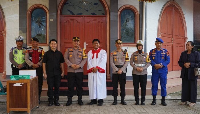 Kapolres Dumai Pastikan Keamanan Sejumlah Gereja di Dumai