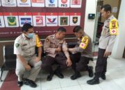 Patroli dan Pelayanan Kesehatan, Satgas Banops Dokkes OMB-LK datangi personil pada kantor KPU dan BAWASLU