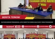 Lapas Narkotika Rumbai Gelar Rapat Dinas Pengamanan