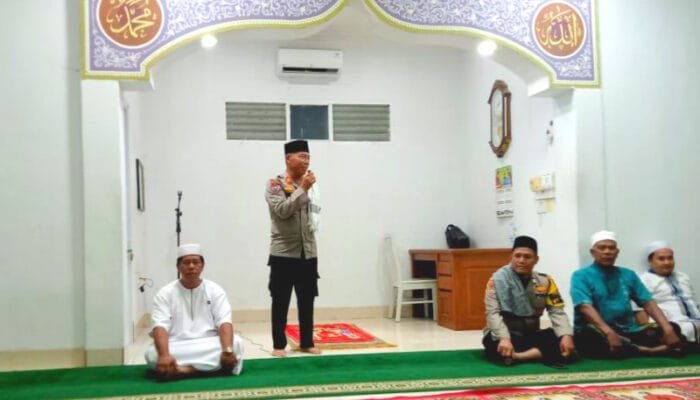 Kapolsek Mandau Kemas Cooling System Dengan Memberikan Edukasi Pemilu 2024