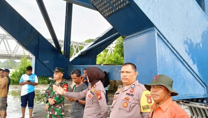 Volume Air Sungai Kampar Meningkat, Ini Arahan Kapolsek Bangkinang Kota