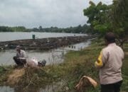 Kapolsek Bangkinang Barat Lakukan Cooling System dan Monitoring Elevasi Waduk PLTA Koto Panjang