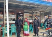 Subsatgas Aksi Khusus Brmobda Riau Patroli Harkamtibmas/Dialog “Berikan Perlindungan Maksimal Terhadap Penyelenggara Pemilu dan Aset-Aset Terkait”