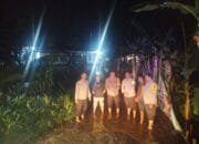 Pastikan Keamanan Warganya, Polsek Perhentian Raja Patroli Seputaran Daerah Banjir