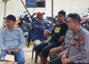 Kapolsek Perhentian Raja Ipda Riko Rizki Masri, SH MH Melaksanakan Cooling System Pemilu Damai 2024