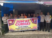 Kapolsek Kempas Sampaikan Pesan Kamtibmas dan Pemilu Aman dan Damai di Kegiatan Jumat Curhat