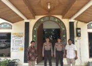 Gelar Program Minggu Kasih, Sat Sabhara Polres Kuansing Kunjungi Jemaat Gereja GBI Kebun Nenas