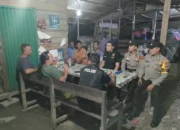 Menjaga Kamtibmas Menjelang Pemilu 2024, Kapolsek Kempas Mardani Sambangi Warga Yang Sedang Ronda