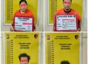 Tim Opsnal Satres Narkoba Polres Siak Amankan Tiga Orang Pria dan 1 Orang Wanita Diduga Pelaku Penyalahgunaan Narkotika