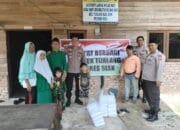 Peduli Sesama, Kapolsek Tualang Berbagi Makanan ke Yayasan Berkah Ikhlas Hati dan Pemulung Sampah di Jum’at Berbagi