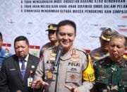 Kapolda Riau Gagas Deklarasi Bersama Tertib Berlalu lintas Dalam Mewujudkan Pemilu Damai yang berkeselamatan Tahun 2024