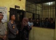 Kapolres Kampar Sosialisasi Pemilu Damai 2024 Bersama KPU dan Bawaslu di Rutan Polres Kampar