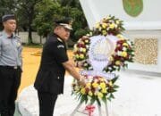 Peringati HBI Ke 74, Lapas Pekanbaru Ikuti Upacara Tabur Bunga di TMP Kusuma Dharma Pekanbaru