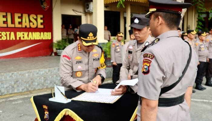 Kombes Pol Jeki Rahmad Mustika, SIK Lantik Kasat Lantas Polresta Pekanbaru