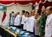 Kapolresta Pekanbaru Hadiri Rapat Koordinasi Persiapan Distribusi Pemilihan Umum Tahun 2024