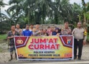 Jumat Curhat Bersama Kapolsek Kempas, Terima Kasih Warga Telah Jaga Kamtibmas dalam Pemilu 2024