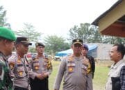 Pastikan Seluruh Tahapan Pemilu 2024 Berjalan Kondusif, Kapolres Rohul PAM Pleno PPK Dan Patroli Sinergitas TNI Polri
