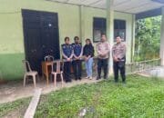 Sie Dokkes Polres Kuansing Melaksanakan Pengecekan Kesehatan Personil Ke Gudang Logistik Pemilu di PPK Kecamatan Benai dan PPK Kecamatan Pangean