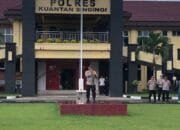 Polres Kuansing Gelar Apel Pelepasan BKO Brimob Polda Riau