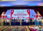 Deklarasi Pemilu Damai Generasi Z di Hadiri Kapolresta Pekanbaru