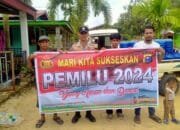 Polsek Rimba Melintang Masyarakat Jaga Silaturahmi dan Kamtibmas Dalam Pemilu