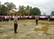 Pastikan Kesiapan Pengamanan Pemilu 2024, Kapolsek Kempas Gelar Apel Gabungan