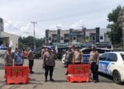Dalam Rangka Cooling System Pemilu 2024, Personil Gabungan Polres Kuansing Lakukan Pengamanan Kampanye Terbuka Partai Koalisi Indonesia Maju (KIM) Prabowo-Gibran