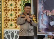 Polres Kuansing Peringati Isra Mi’raj Dengan Tema Hikmah Isra Mi’raj Menanamkan Moral Dalam Mewujudkan Polri Yang Presisi Siap Mengawal Pemilu Damai