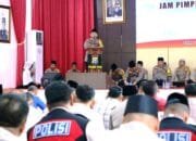 AKBP Asep Sujarwadi Berikan Tausiah Agama Pada Peringatan Isra’ Mi’raj 1445 H, ditutup Doa Pemilu Damai