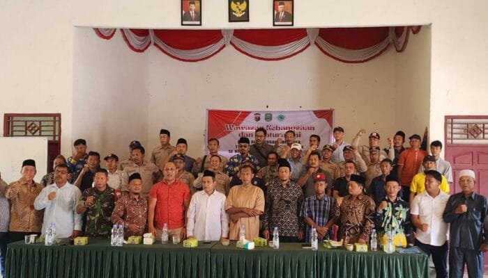 Pengurus MUI, Upika, Tomas dan Pemkam Se Kerinci Kanan Siak Siap Bersinergi dengan Dit Intelkam Polda Riau Guna Menangkal Faham Radikal dan Terorisme Serta Wujudkan Pemilu Damai dan Sejuk