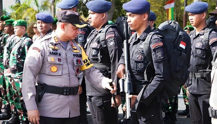 Polres Siak Siapkan Ratusan Personel Gabungan Untuk Amankan Pemilu 2024
