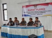 Polsek Tambang Hadiri Rapat Pleno Rekapitulasi Perhitungan Suara Pemilu 2024