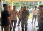 Kunjungi PPK Kecamatan Pangean, Kapolres Kuansing Cek Gudang Logistik PPK Pangean