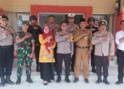 Kunjungan Kapolres Kuansing Ke PPK Kecamatan Kuantan Hilir Seberang dan Pastikan Pleno Hitung Suara Pemilu 2024 di Seluruh PPK Aman