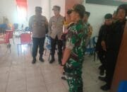 Kapolres Rohil Tinjau Rapat Pleno Terbuka Rekapitulasi Suara Pemilu 2024 PPK Rimba Melintang