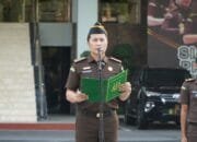 Asisten Intelijen Kejaksaan Tinggi Riau Penerima Apel Kerja Pagi