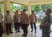 Kapolres Kuansing Kunjungi PPK Kecamatan Pangean, Dalam Rangka Rapat Pleno Perhitungan Perolehan Suara Pemilu 2024
