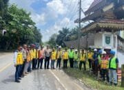 Sat Lantas Polres Kuansing Lakukan Survei Jalan Nasional yang Rusak dan Longsor