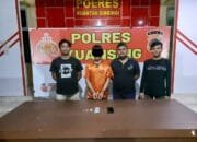 Tim Mata Elang Sat Res Narkoba Polres Kuansing Ungkap Tindak Pidana Narkotika Jenis Sabu di Desa Suka Maju