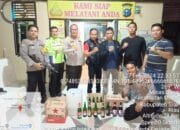 Razia Pekat Jelang Ramadhan, Polsek Minas Sita Sejumlah Minuman Keras Berbagai Merek
