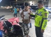 Sat Lantas Polres Kuansing Lakukan Patroli dan Penertiban Knalpot di Kota Teluk Kuantan