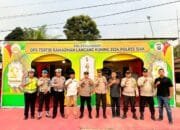 Kapolres Siak Lakukan Kunjungan dan Pengecekan Pos Pam Tertib Ramadhan LK 2024 di Kecamatan Minas