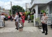 Polsek Sukajadi Melakukan Pengamanan Gereja HKBP Sukajadi Dalam Rangkaian Perayaan Paskah 2024