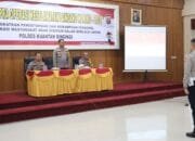 Pembukaan Lat Pra Ops Keselamatan Lancang Kuning Tahun 2024 di Polres Kuansing