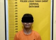 Polsek Logas Tanah Darat Mengungkap Kasus Pencurian Laptop di MTS Darul Ulum