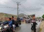 Pastikan Kondusif, Dalam OTRLK-24, Personil Polsek Kabun Gelar Patroli di Pasar Ramadhan